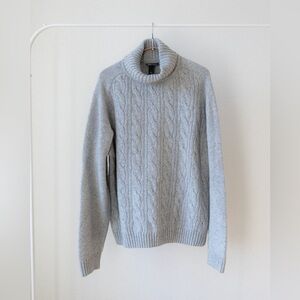 H&M Light Gray Turtleneck Sweater